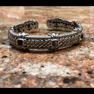 Judith Ripka hinge Cuff Bracelet